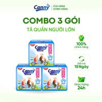 Tã quần người già Canny siêu thấm hút kháng khuẩn ưu việt combo 3 gói giá tốt