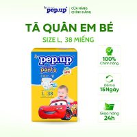 Tã quần Pep.up Cottony 3D sự kết hợp giữa mềm mại và khô thoáng cho em bé
