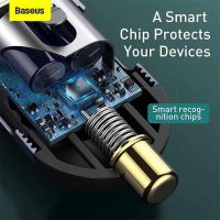 Tẩu sạc ô tô Baseus 120W chính hãng mở rộng cổng sạc đáp ứng mọi nhu cầu sử dụng trên xe