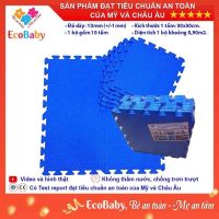Thảm xốp ECOBABY tiêu chuẩn Mỹ và Châu Âu kích thước 30x30cm dày 1cm màu trơn