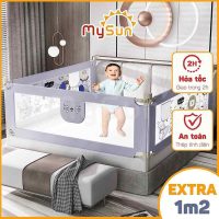 Thanh chắn giường MySun dạng trượt bền bỉ giúp ba mẹ rảnh tay chăm sóc gia đình nhỏ
