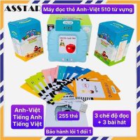 Thiết Bị Học Tập Thông Minh Máy Đọc Thẻ Song Ngữ 510 Từ Vựng 255 Thẻ Cho Trẻ