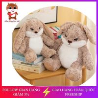 Thỏ bông mặt quạo nhập khẩu bền màu dễ dàng vệ sinh giặt máy không lo hỏng