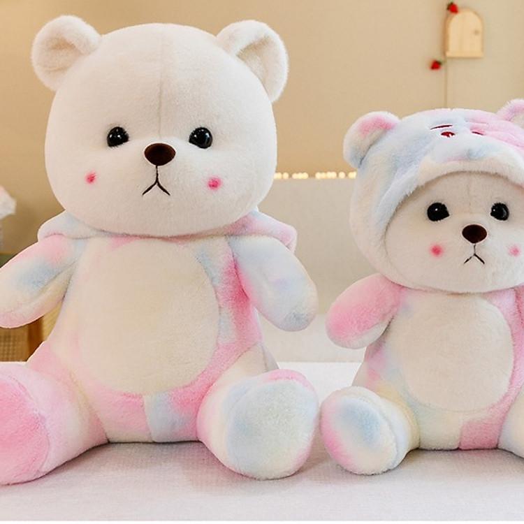 Thú nhồi bông Lena loang họa tiết Galaxy đội nón chất liệu êm mịn kích thước lớn 80cm