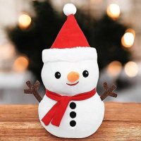 Thú Nhồi Bông Người Tuyết Giáng Sinh 30 cm Hoàng Thu HT8214 Chính Hãng