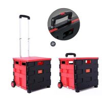 Thùng đựng đồ cốp xe ô tô gấp gọn thiết kế tay kéo vali chịu lực tốt