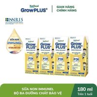 Thùng sữa Nutifood GrowPLUS+ Sữa Non Immunel 180ml chính hãng Nutifood bảo vệ bé yêu toàn diện