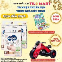 Tiết kiệm chi phí với combo 2 gói tã dán Moony Natural size M cho bé 6-11kg