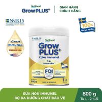 Trải nghiệm dinh dưỡng vàng với Sữa bột Nutifood GrowPLUS+ Sữa Non Immunel Lon 800g dành cho bé