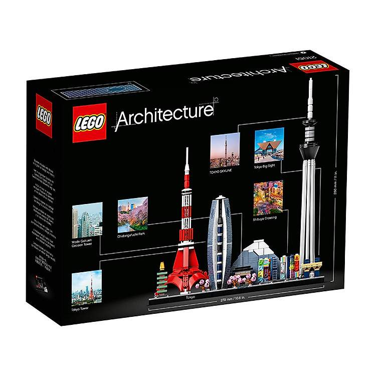 Trải nghiệm lắp ráp đỉnh cao với bộ LEGO Architecture Tokyo 21051 dành cho người lớn