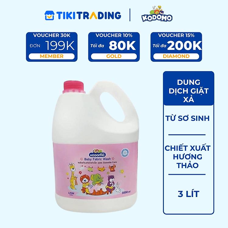 Trải nghiệm sự khác biệt từ dung dịch giặt xả KoDoMo 3000ml an toàn cho làn da nhạy cảm nhất