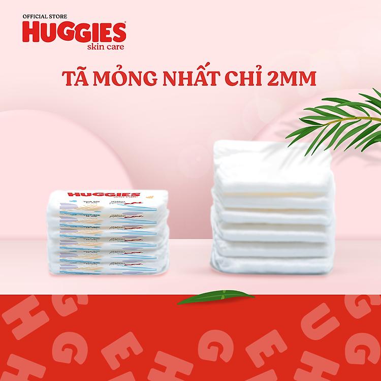 Trải nghiệm tã quần Huggies Skincare Mega Jumbo chất lượng cao tặng thêm miếng siêu ưu đãi