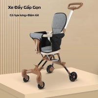 Trải nghiệm xe đẩy cho bé siêu gọn nhẹ tặng kèm đệm ghế và khả năng xoay chiều 360 độ