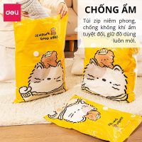 Túi Hút Chân Không Đựng Quần Áo, Chăn Ga Gối, Thú Bông Deli - Loại Dày Cao Cấp, Nhiều Hoạ Tiết, Bảo Vệ Quần Áo, Chăn Ga Khỏi Ẩm, Nấm Mốc, Chống Nước Tuyệt Đối