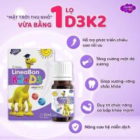 Vitamin Lineabon D3K2 giúp bé có hệ xương vững chắc tạo nền tảng chiều cao lý tưởng trong tương lai