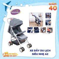 Xe đẩy gấp gọn Mastela A2 khung Aluminum siêu nhẹ và bền bỉ bảo hành chính hãng trọn năm