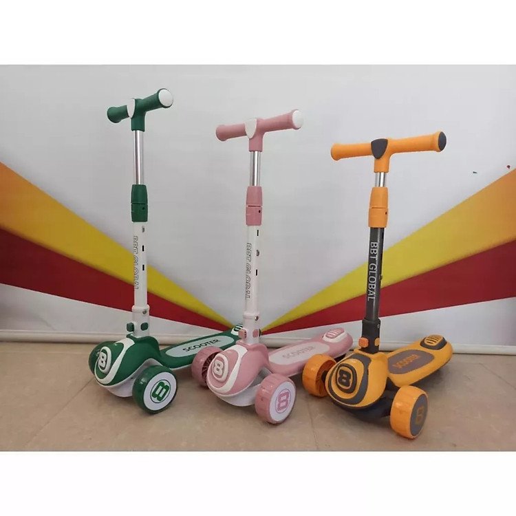 Xe Scooter 3 in 1 chính hãng chịu lực 80kg đa dạng màu sắc bánh xe phát sáng