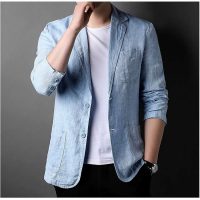 Áo blazer nam vải linen tự nhiên Đũi Việt sự kết hợp hoàn hảo giữa lịch lãm và thoải mái