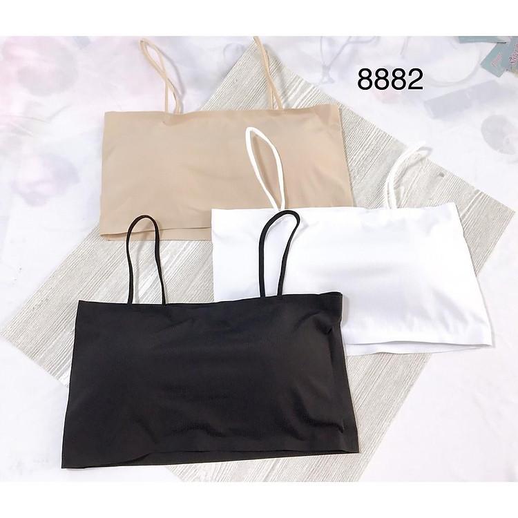 Áo Bra ống su gân 2 dây 8882 định hình form dáng hoàn hảo cho mọi cô gái