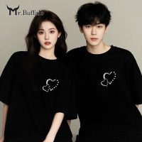 Áo Cặp Trắng B16 Mr.Buffalo Cotton 100% Trái Tim Đôi Lựa Chọn Hoàn Hảo Cho Tình Nhân