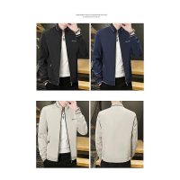 Áo khoác dù nam 2 lớp cổ trụ phối logo sọt big size thời trang nam tính