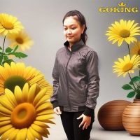 Áo khoác gió GOKING cách nhiệt unisex vải dù bền đẹp lót vải cào giữ ấm cơ thể ổn định