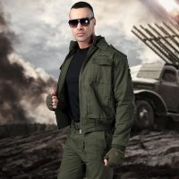 Áo Khoác Nam Cách Nhiệt US ARMY U799 Vải Kaki Lính 2 Lớp Hàng Chính Hãng Độ Bền Cao