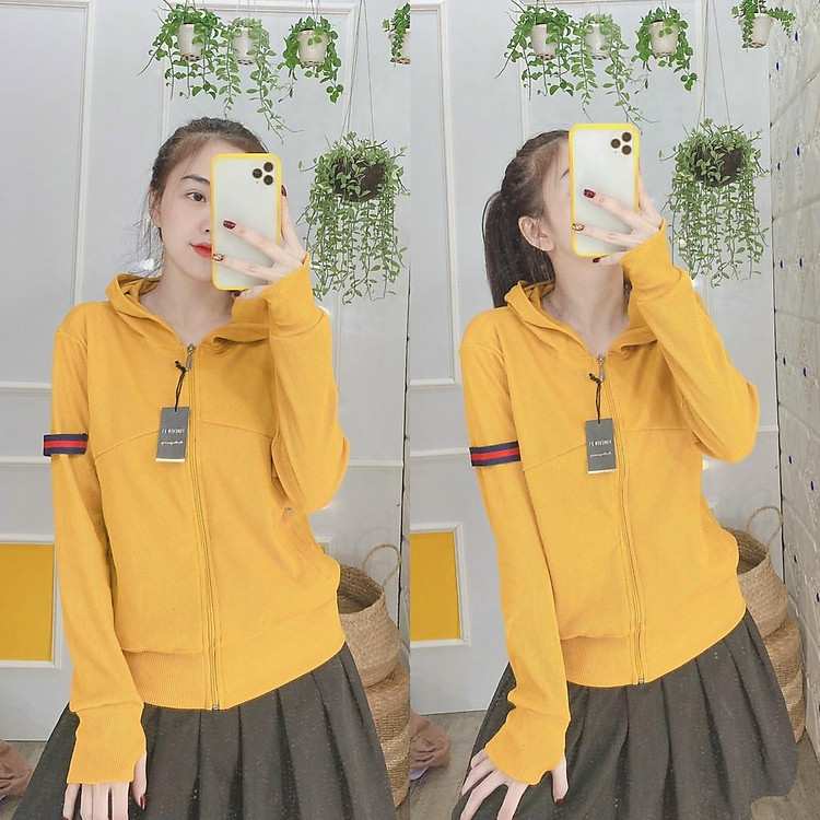 Áo Khoác Nữ Chống Nắng MS11 Thun Gân Mang Lại Vẻ Ngoài Thanh Lịch Sang Trọng