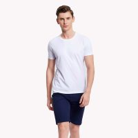 Áo Lót Nam Dệt Kim Vicci Màu Trắng Cotton Co Giãn Bốn Chiều Siêu Thoáng Mát