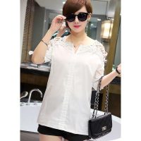 Áo nữ phối ren hoa vai và cánh tay Haint Boutique sm107 nâng tầm phong cách thời trang