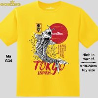 Áo phông Goking mã G34 Tokyo Japan siêu đẹp với tính năng thoát nhiệt vượt trội