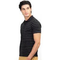 Áo Polo Nam Novelty NATMSLMCSR191238N Đen Sọc Trắng Sự Kết Hợp Tuyệt Vời Giữa Cổ Điển Hiện Đại