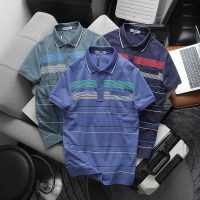 Áo polo nam phối sọc túi trẻ trung chất liệu cotton muối thoáng mát FORMEN SHOP FMPS243