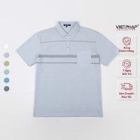 Áo Polo Nam Việt Pháp 3314 Form Luxury Chất Liệu Thun Dệt Kim Tôn Dáng Phái Mạnh