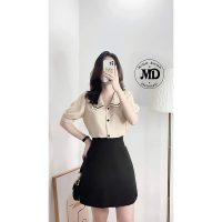 Áo sơ mi lụa trắng tay lỡ viền đen món đồ không thể thiếu trong tủ đồ phái đẹp