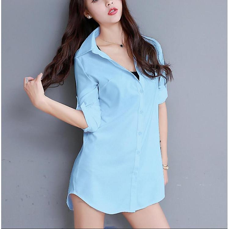 Áo sơ mi trắng công sở form rộng Haint Boutique khẳng định phong cách thời trang riêng