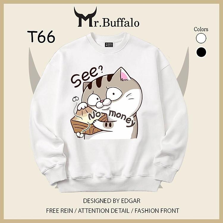 Áo Sweater Mèo Ami Cute Lạc Lối Mr.Buffalo A05 Sự Kết Hợp Hoàn Hảo Giữa Ấm Áp