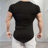 Áo thun nam body AT019 sự kết hợp tinh tế giữa phong cách thể thao và thời trang dạo phố