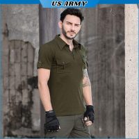 Áo Thun Nam Polo US ARMY Chất Cotton Dày Dặn Chuẩn Form Từng Đường Kim Mũi Chỉ