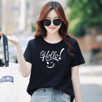 Áo thun nữ MXM in chữ Hello cổ tròn phong cách trẻ trung năng động nhất năm nay