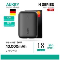 AUKEY PB-N83S 10000mAh Pin Dự Phòng Basix Mini Sạc Nhanh Tiết Kiệm Thời Gian Chờ
