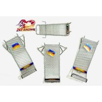 Baga lưới Xiken Inox sáng bóng kèm tem Titan và ốc gắn cho mọi dòng xe Wave