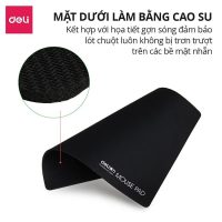 Bàn di chuột Deli vải Jiaji cao cấp êm ái đàn hồi tốt cho trải nghiệm sử dụng hoàn hảo