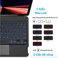 Bàn phím iPad Gen 9 WIWU Mag Touch chính hãng thiết kế tháo rời kèm đèn Led và bàn di