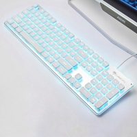 Bàn phím LANGTU L1 White nhập khẩu chính hãng sở hữu hệ thống LED tùy chỉnh linh hoạt độc đáo