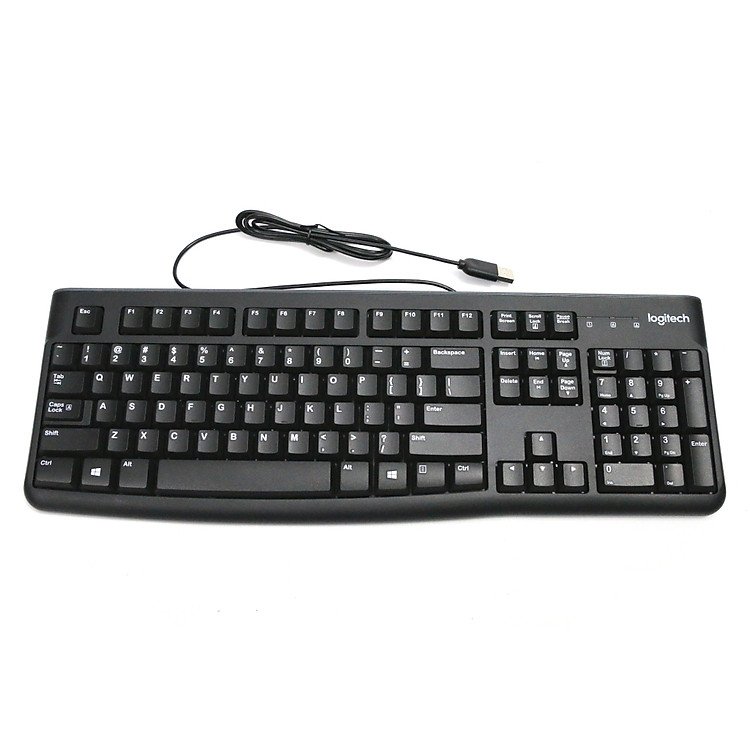 Bàn phím Logitech K120 có dây chính hãng độ tin cậy cao bảo hành 36 tháng lỗi 1 đổi 1