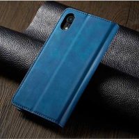 Bao da bò non dạng ví Greencase cho iPhone XR phụ kiện nhập khẩu nâng tầm đẳng cấp người dùng