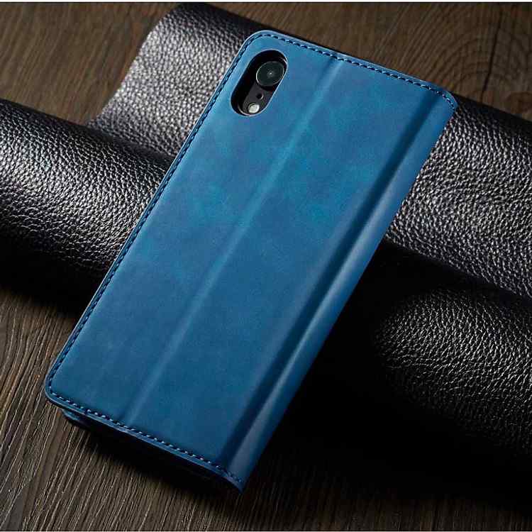 Bao da bò non dạng ví Greencase cho iPhone XR phụ kiện nhập khẩu nâng tầm đẳng cấp người dùng