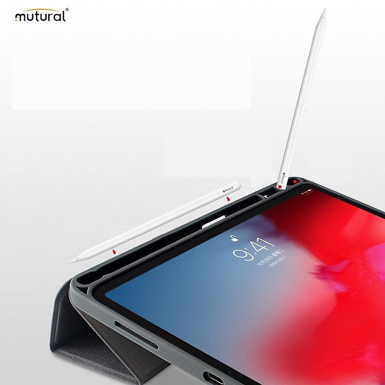Bao da Mutural cho iPad Pro 12.9 2021 M1 chính hãng chống sốc tặng dán cường lực Nillkin nhập khẩu