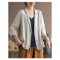 Blazer Linen Nữ Bz03 Phong Cách Hàn Quốc Phối Đồ Đa Dạng Sang Trọng